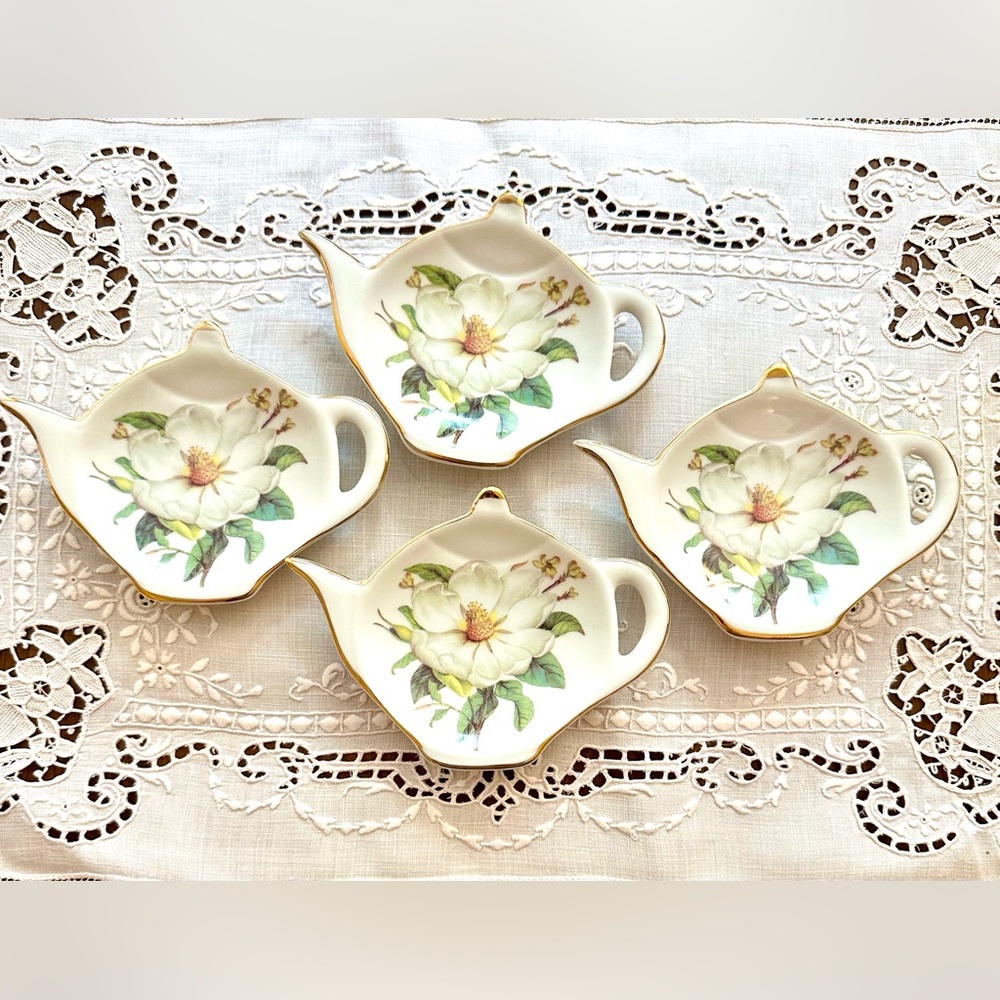 Magnolia Tea Bag Holders Set of 4